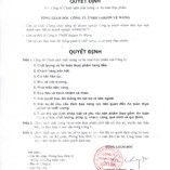 Chính sách chất lượng & An toàn thực phẩm