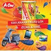Mì A-One trao giải thưởng khuyến mại tới khách hàng