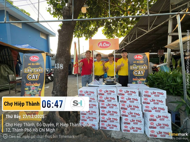 Mì lẩu thái cay 85g-Sampling